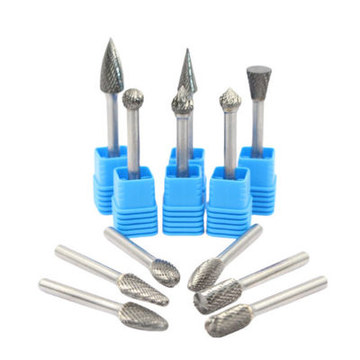 A-N Tungsten Carbide Burrs OEM کارخانه مستقیم کاربید فایل های چرخشی برای Deburing بدون MOQ