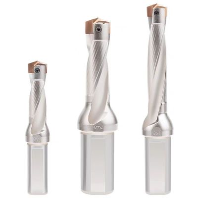 قیمت خوب قطعات کاربید وولفستم 3D Cnc سوراخ عمیق حفاری فولاد فلوت مارپیچ آنلاین