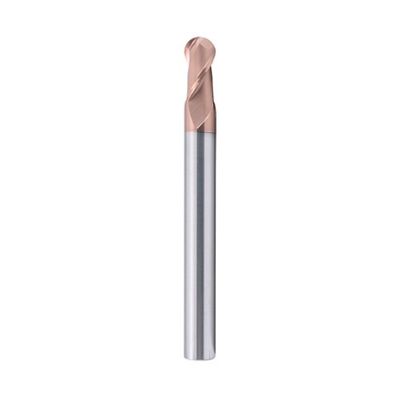قیمت خوب TiAISiN پوشش 10mm 2Flutes کربید توپ بینی پایان آسیاب برای فولاد کربن آلیاژ فولاد آهن ریخته شده آنلاین