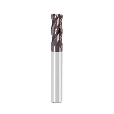 قیمت خوب 8mm HRC60 4 فلوت شعاع آخر آسیاب برش برای فلز AITiN پوشش داده شده آنلاین