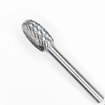SE-51 شکل بیضوی کاربید Burr Die Grinder Bit 1/4