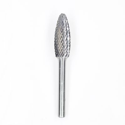 قیمت خوب SH-1 شکل شعله جامد Tungsten Carbide Burr 1/4 