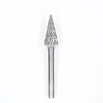 قیمت خوب SM-5 شکل مخروط 28 درجه دو قطعه کاربید استاندارد با یک قطعه حفاری 1/4'Shank For Die Grinder آنلاین