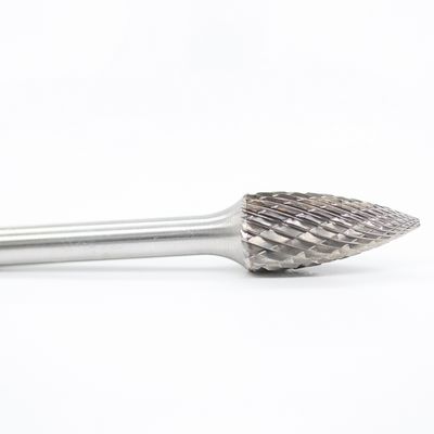 قیمت خوب SG-3 Tungsten Carbide Rotary File Pointed Tree Shape With 1/4