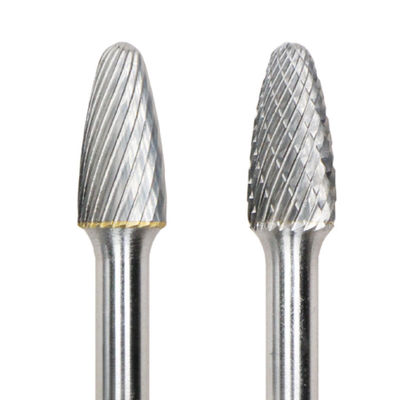 قیمت خوب SF شکل درخت شعاع پایان تک برش Tungsten Carbide Burr با شاخه 6mm آنلاین