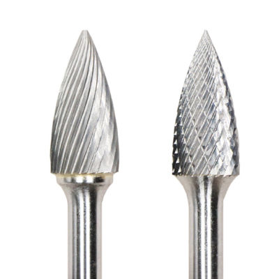 قیمت خوب 12mm Dia SG Tree Point End Double Cut Carbide Burr 6mm Shank Carbide Burrs برای آسیاب های سنگ شکن آنلاین