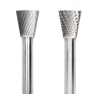 قیمت خوب یک برش نوع N مخروط کربید وارونه 6mm قطر ساقه 19mm قطر سر سطح ماشینکاری پروفایل قطعه کار آنلاین