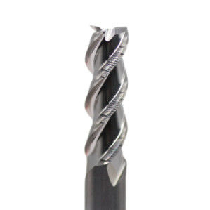 قیمت خوب 18mm Dia HRC55 3 فلوت فلوت کربید فلوت برای آلومینیوم بدون پوشش برش طول 45mm 18*45*18*100 برای سفارشی سازی آنلاین