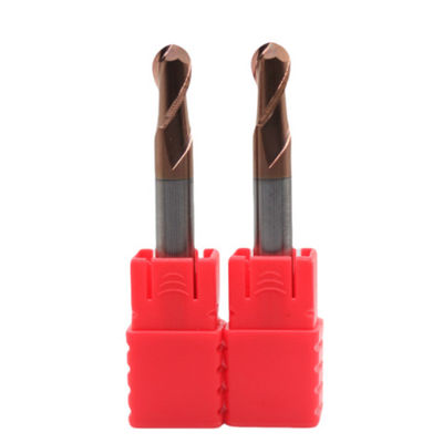 قیمت خوب 3mm Dia R1.5*3*6*3*50 2فلوت TiAISiN کربید توپ بینی پای آسیاب برای فولاد کربن آلیاژ فولاد آهن ریخته شده آنلاین