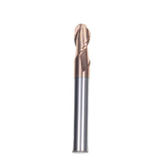 قیمت خوب 8mm Dia R4*8*16*8*100L 2فلوت TiAISiN کربید توپ بینی پای آسیاب برای فولاد کربن آلیاژ فولاد آهن ریخته شده آنلاین