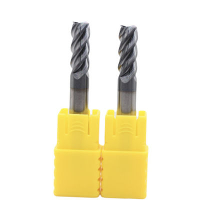 قیمت خوب 16mm Dia 16*45*16*100 AITiN Black Nano Coating 4 فلوت کاربید Square End Mill برای فولاد آهن ریخته شده آنلاین