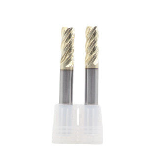 قیمت خوب 10 * 25 * 10 * 75 * 4T 4 فلوت ها فرش پایان برای فولاد ضد زنگ و آلیاژ تیتانیوم HT پوشش طلا شامپاین آنلاین