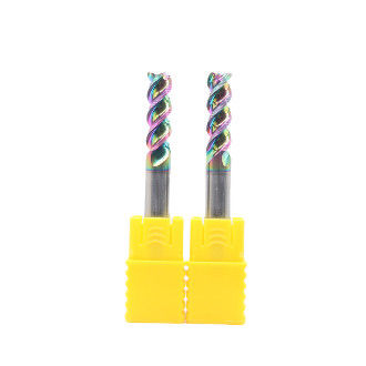 قیمت خوب 10mm قطر ساقه 10*30*10*75*3T 3فلوئت DLC پوشش جامد کربید فرش پایان پویا برای آلیاژ آلومینیوم ریخته شده si 12٪ آنلاین