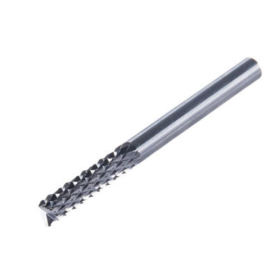 قیمت خوب 4.0 * 12 * 50L سنگ کربید ذرت دندان های پایان آسیاب CNC روتر ذرت بیت آنلاین