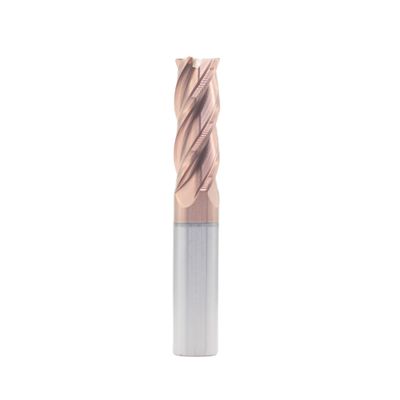 قیمت خوب 8*20*8*60 TiSiN پوشش داده شده 4 فلوت کربید مربع پایان آسیاب برای فولاد کربن آلیاژ فولاد آهن ریخته شده قطر برش 8mm آنلاین