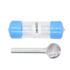 قیمت خوب 8mm Shank D-Ball شکل 22mm برش دیا کاربید Burrs Double Cut Carbide Rotary Burr آنلاین