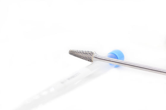 قیمت خوب Customized L- Ball Nosed Cone Shape Tungsten Carbide Burrs 12*28 Standard Double Cut 6mm Shank With 178 Overall Length آنلاین