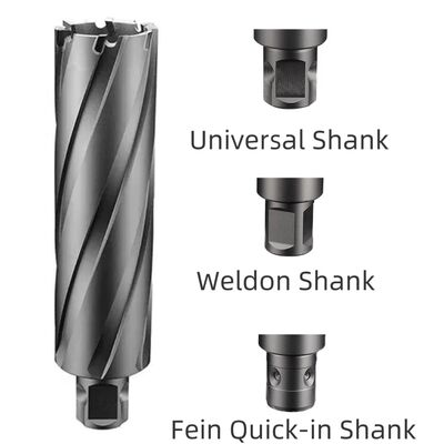 قیمت خوب عمق برش 100mm TCT برش حلقه ای قطر برش 65mm قطر برش جهانی Shank برش حلقه ای آنلاین